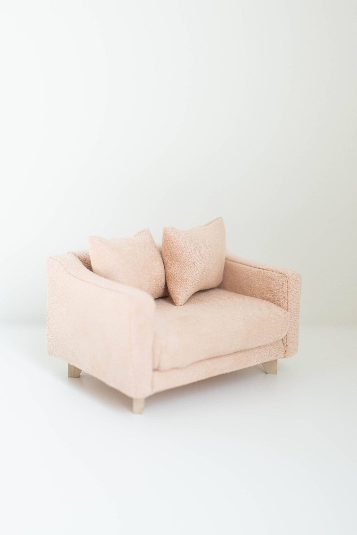 Dollhouse Adelaide Scoop Arm Accent Chair | Barely Blush