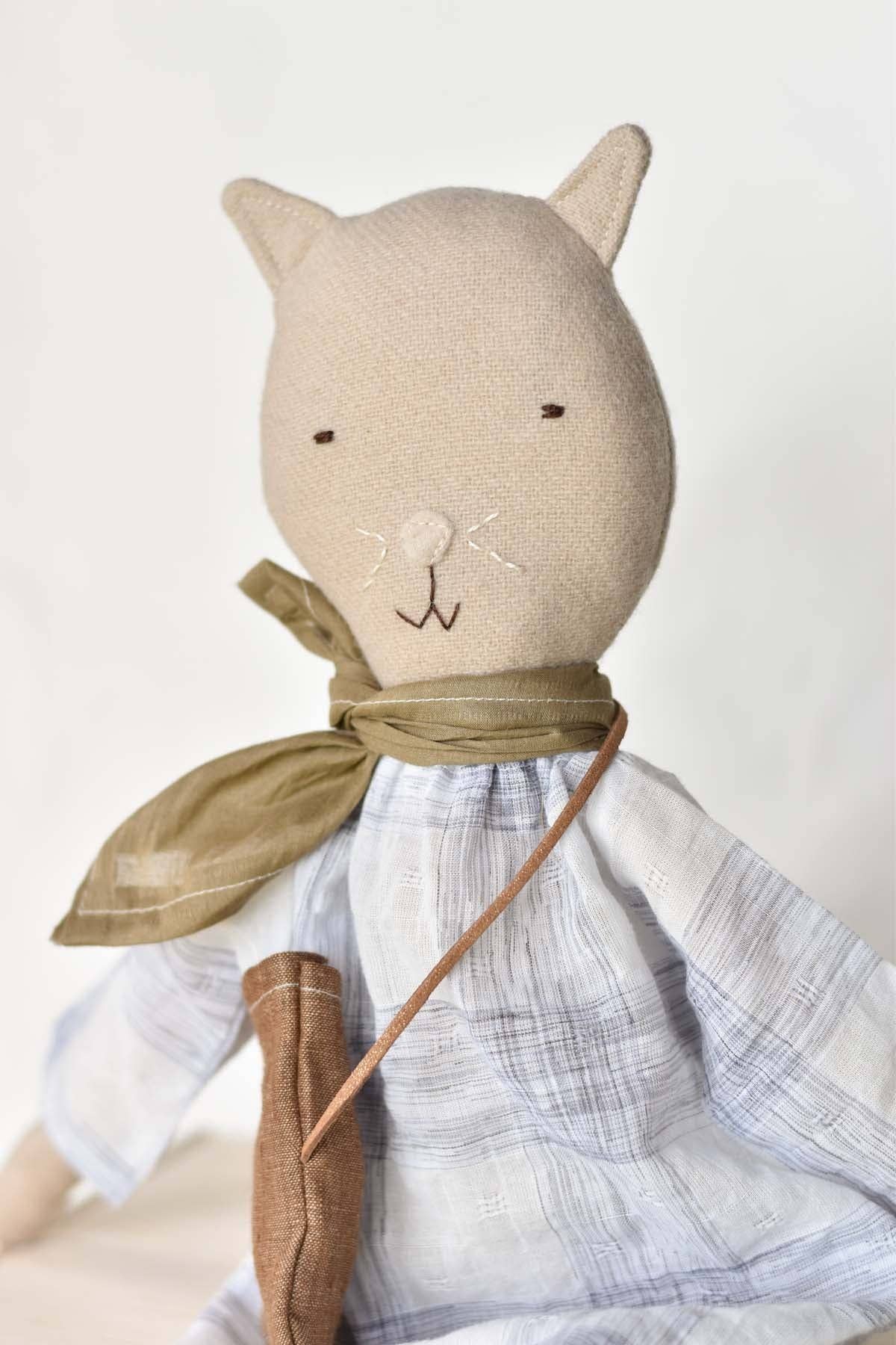 Mae the Barn Cat - Grid Plaid Day Dress