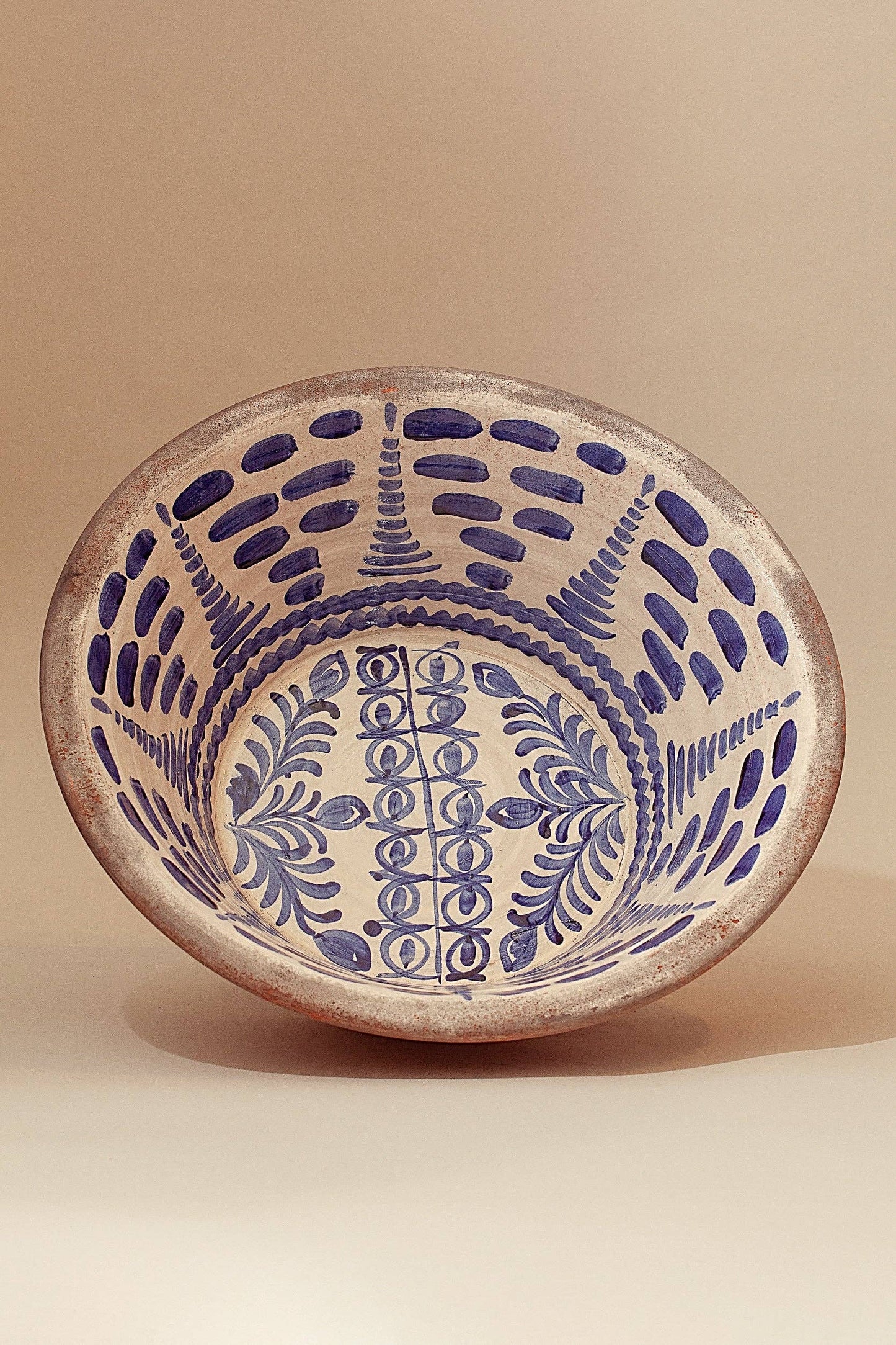 Blue lebrillos granaínos
