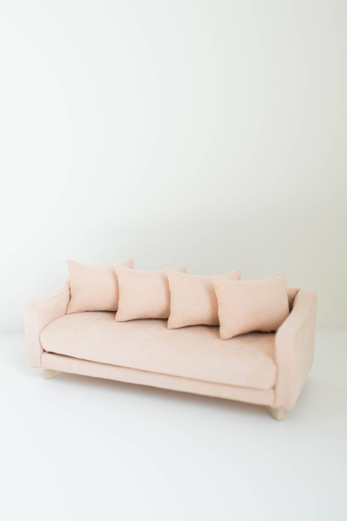 Dollhouse Adelaide Scoop Arm Sofa | Barely Blush