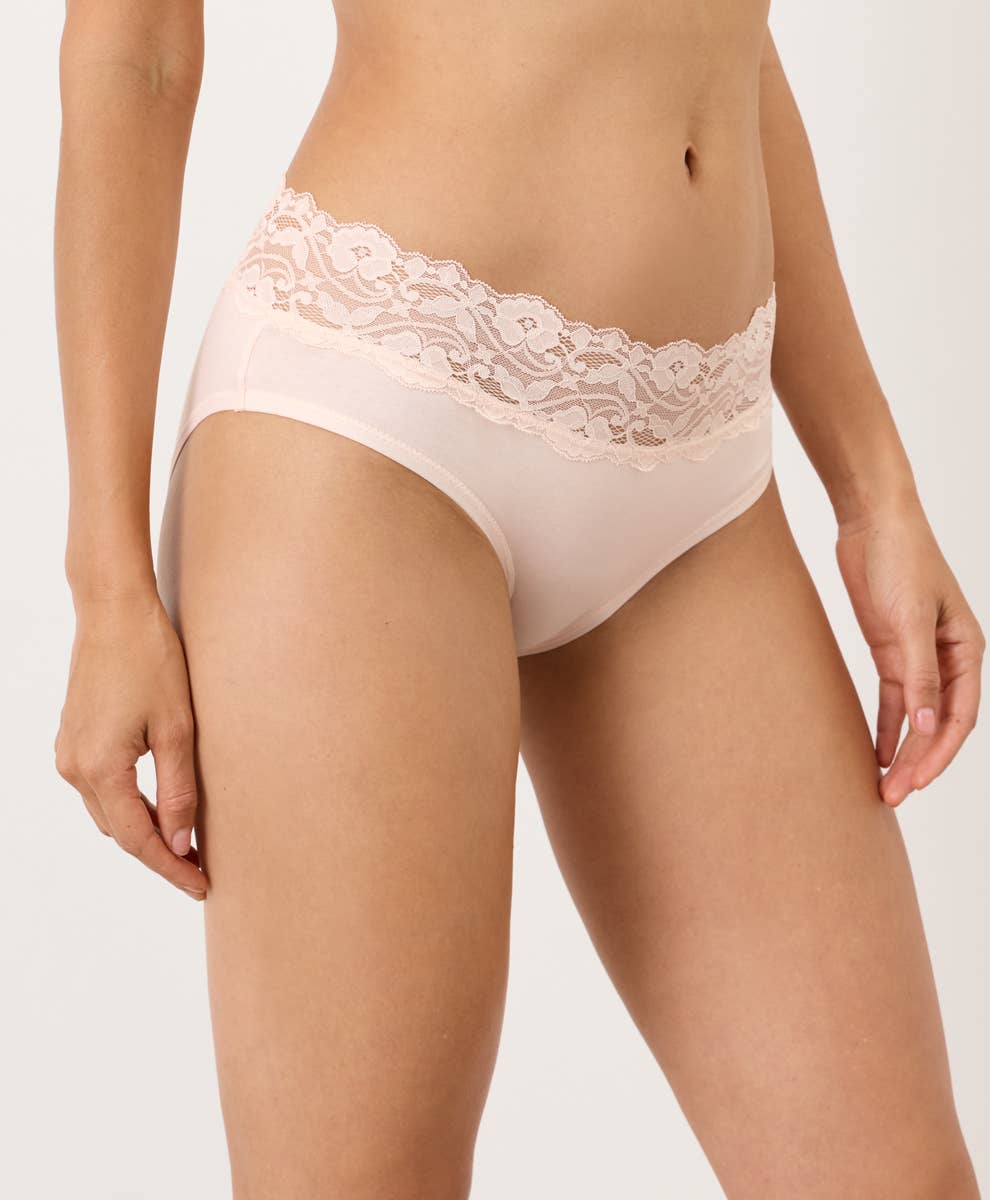 Women's Lace Waist Brief 3-Pack