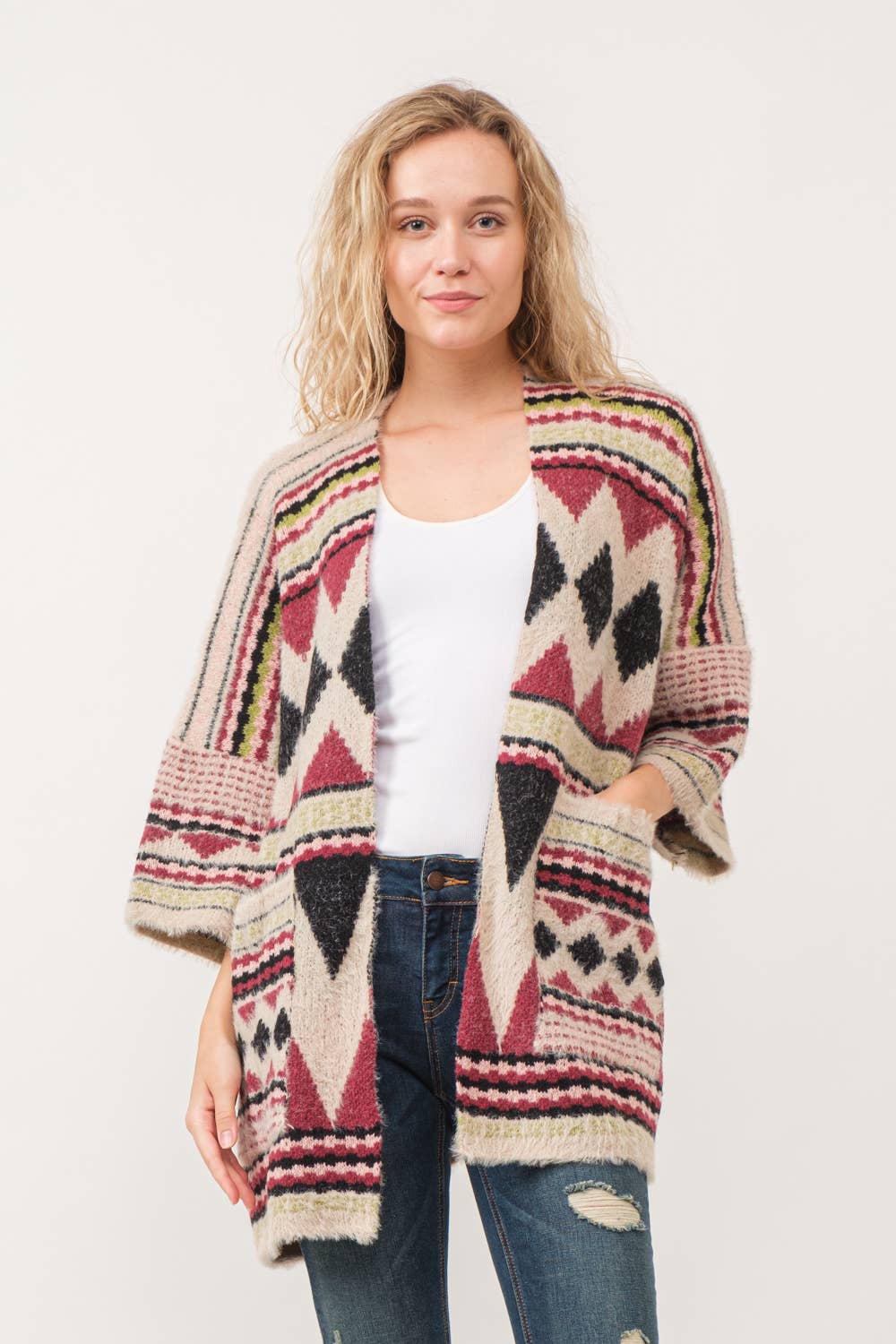 Fuzzy Cardigan