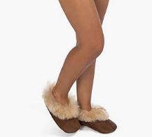 Suede and Fur Alpaca Slippers