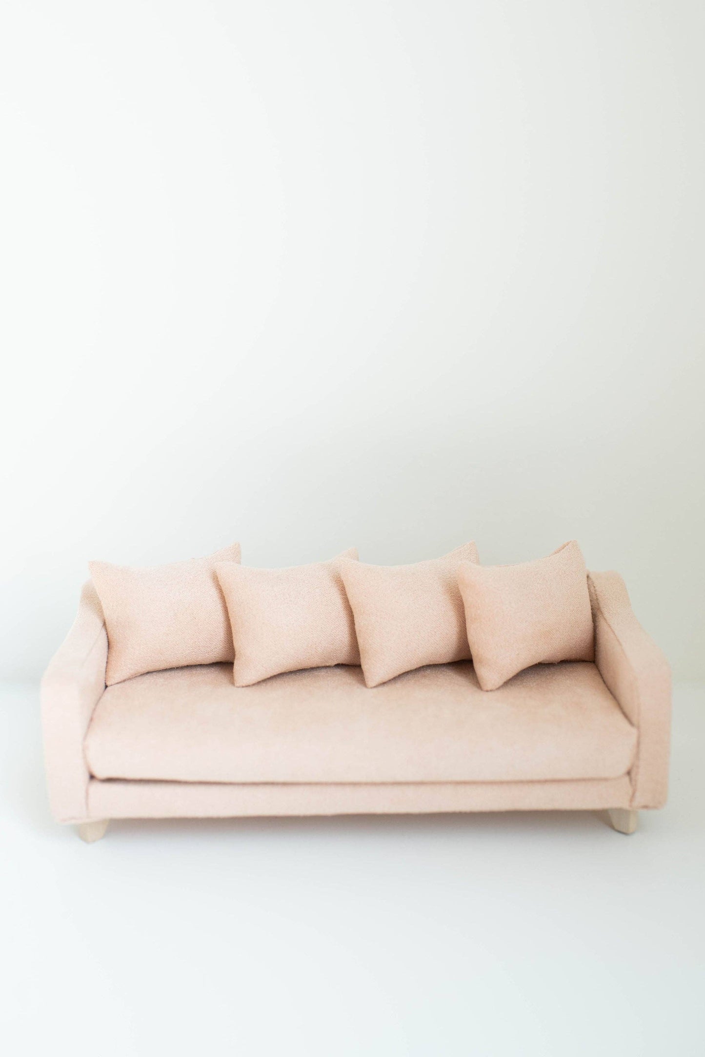 Dollhouse Adelaide Scoop Arm Sofa | Barely Blush