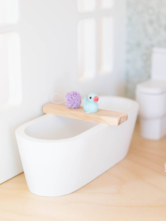 Dollhouse Oval Soaking Bath Tub | White