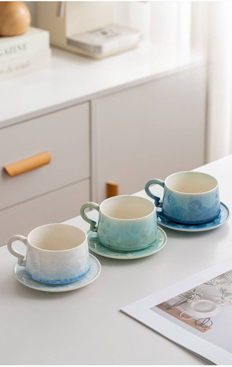 Gohobi Crystal Glazed Coffee Cup Mug