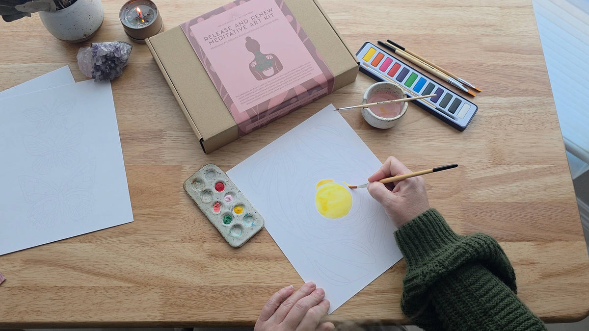 Release + Renew Meditative Art Kit