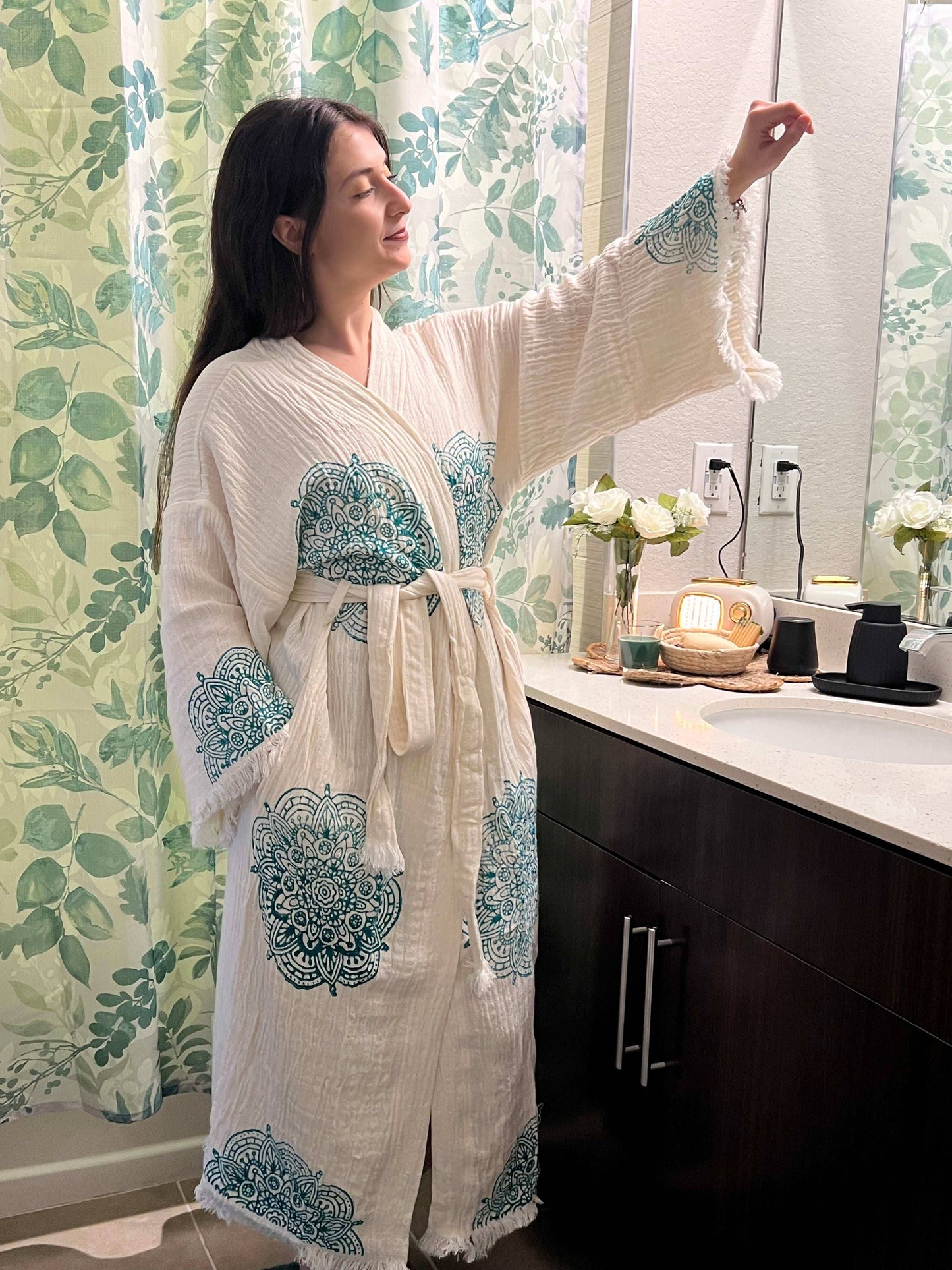 Mandala Kimono Robe