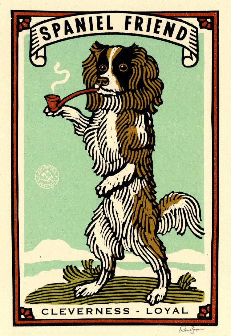 Spaniel Friend Print