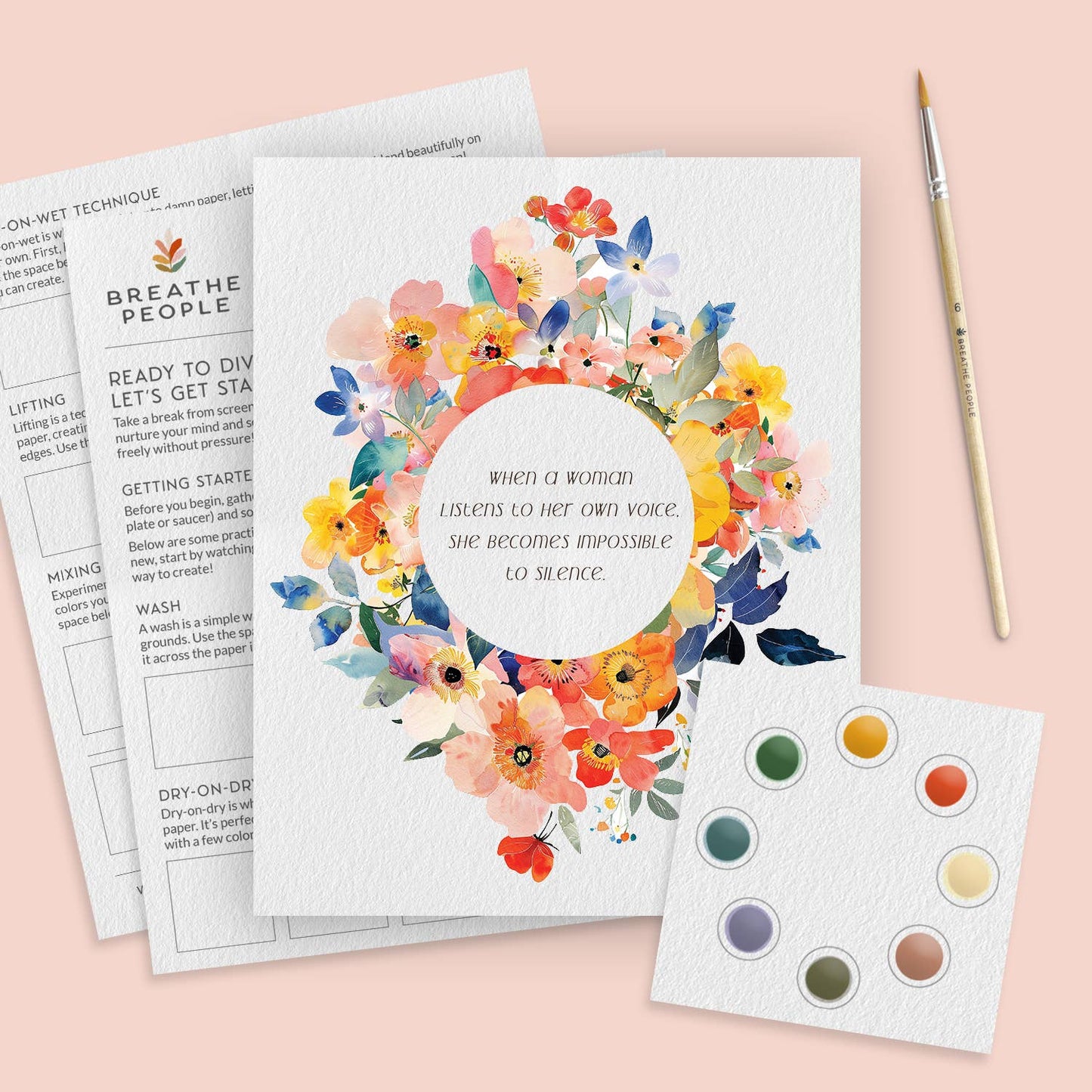 Mothers Day All-in-One Watercolor Paint Set- Her Own Voice