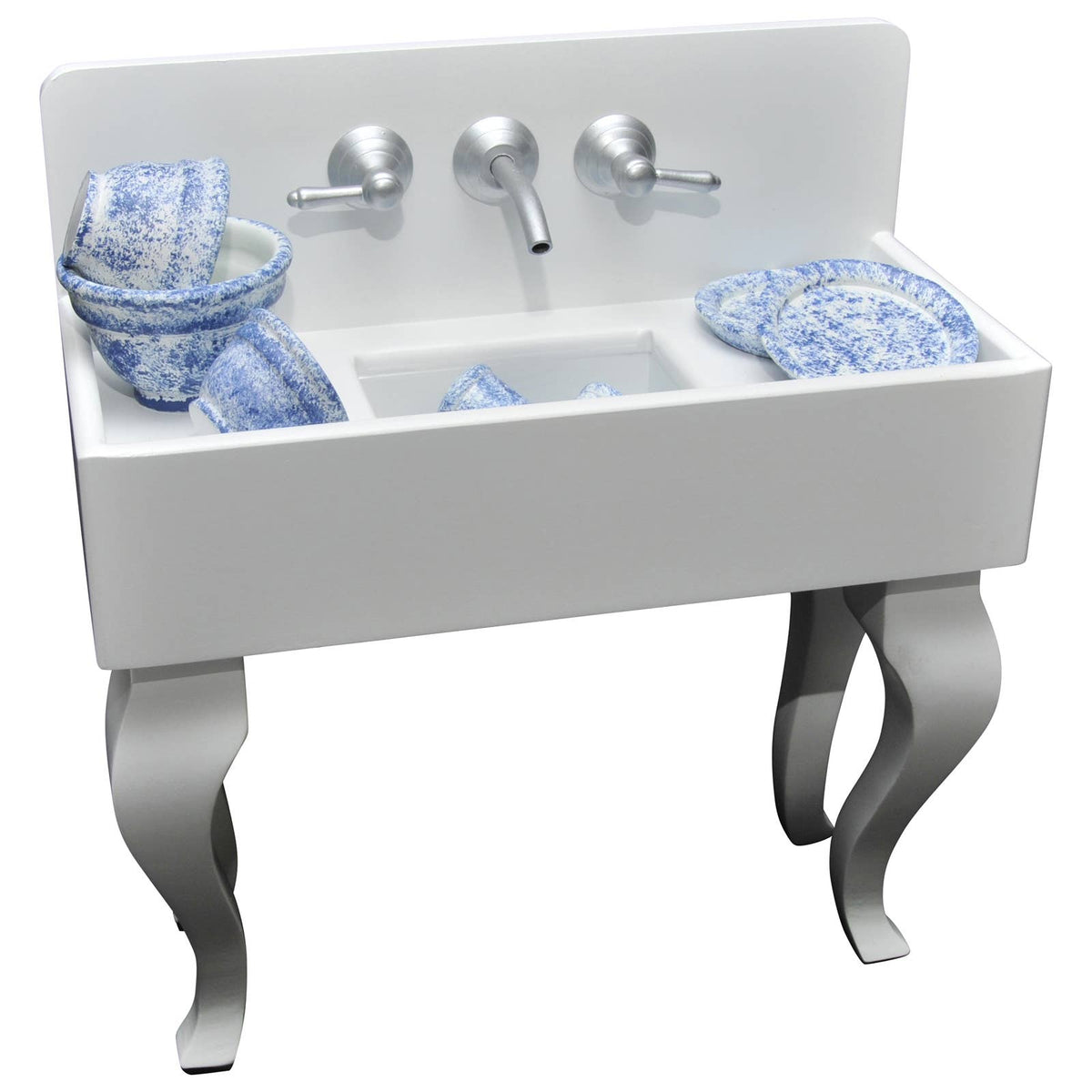 18 In Doll Furniture, Farm Kitchen Sink Fits American Girl