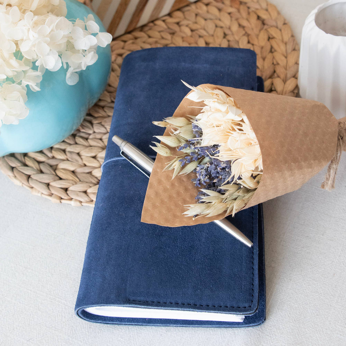 MINI Lavender & Ivory Floral Bouquet Bundle #220