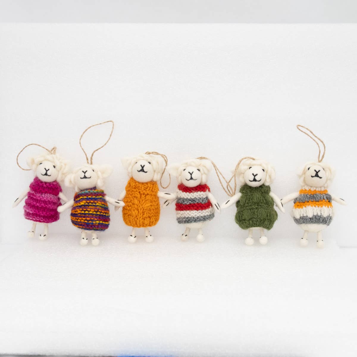 Ornament - Sheep with Knit Sweater