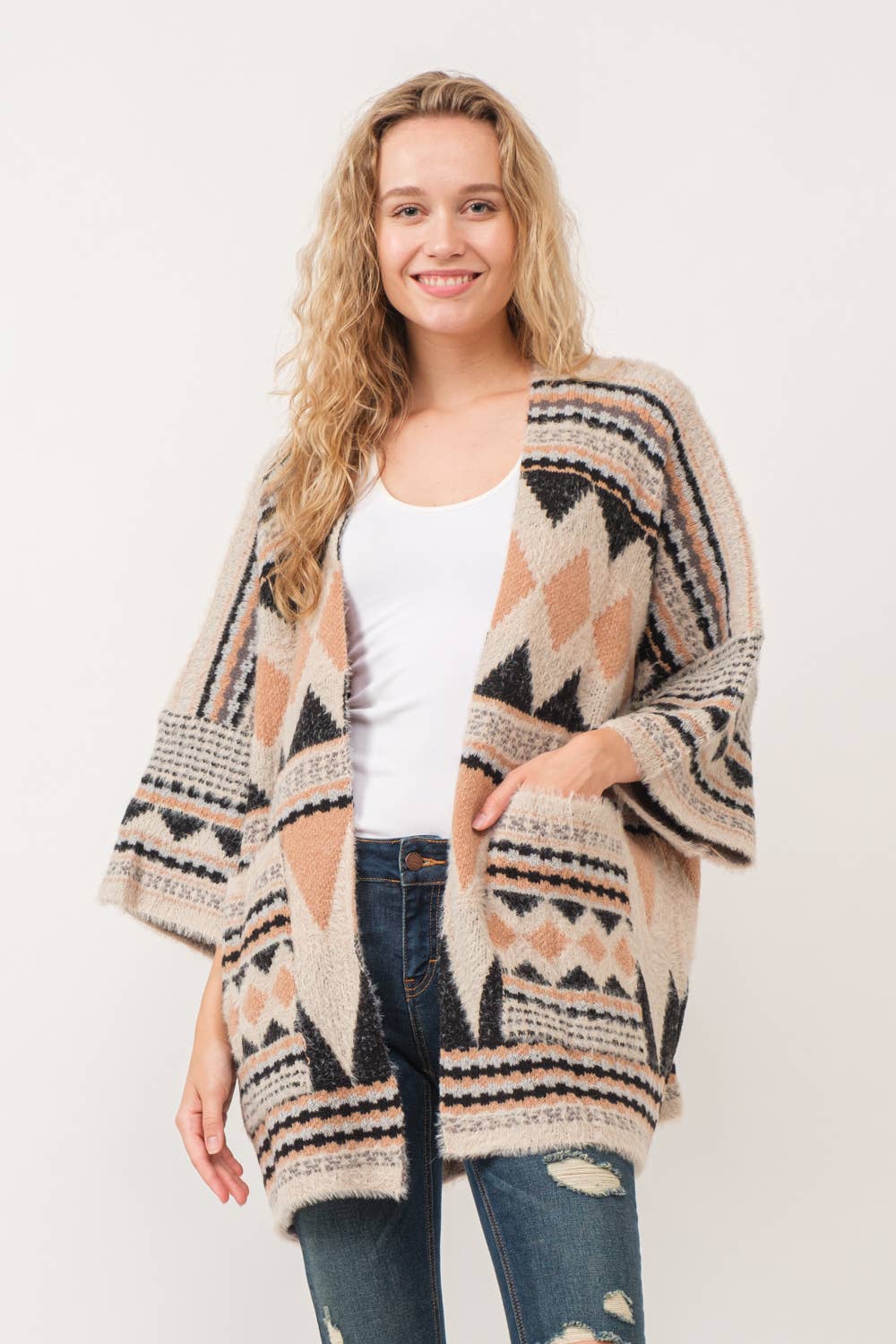 Fuzzy Cardigan