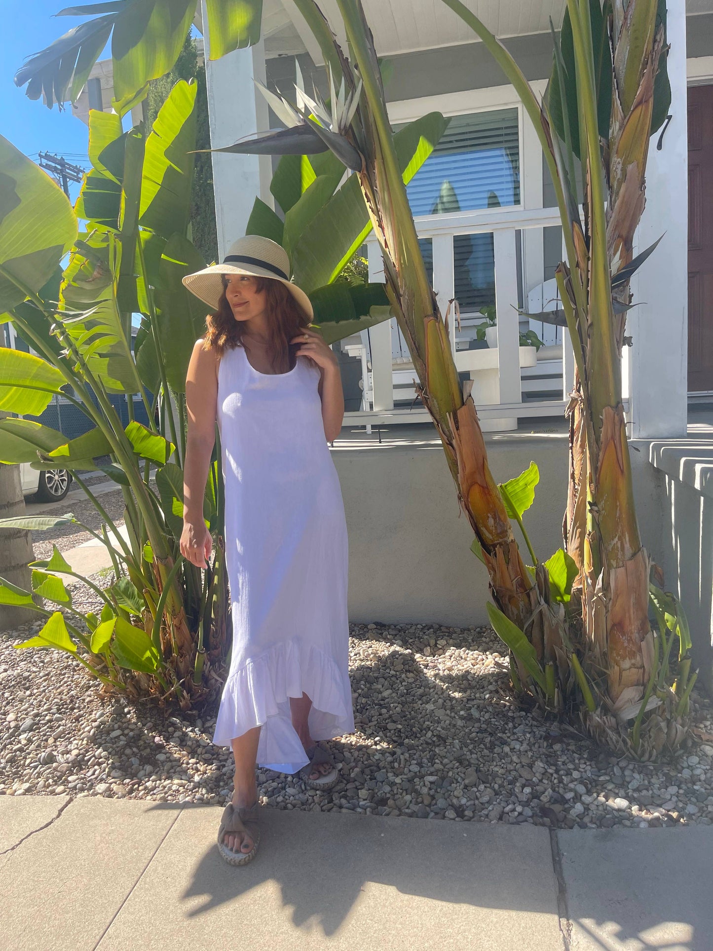 Norma Maxi Dress / Cotton Dress, Summer Dress, White Dress