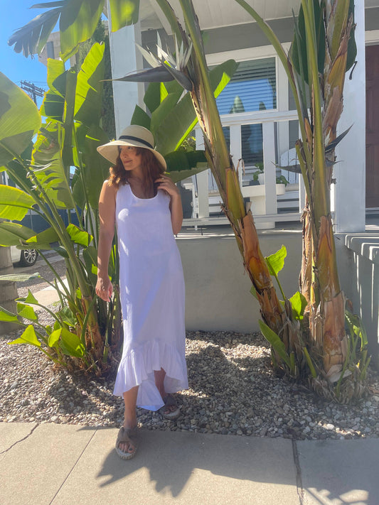 Norma Maxi Dress / Cotton Dress, Summer Dress, White Dress