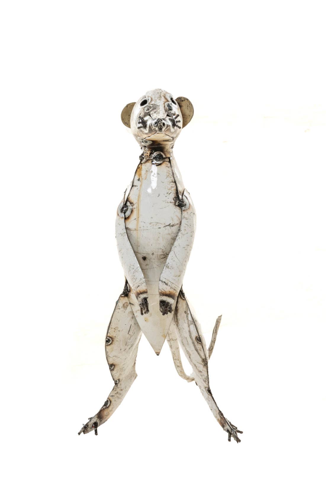 METAL WHITE SMALL MEERCATS
