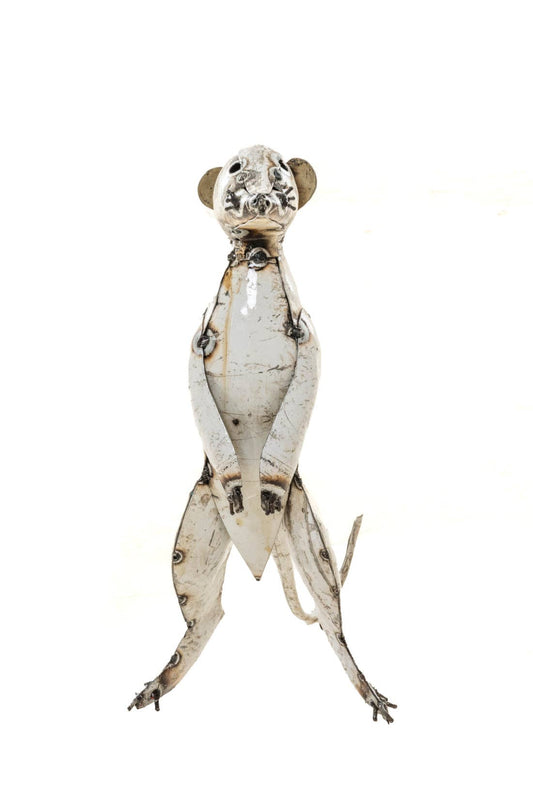 METAL WHITE SMALL MEERCATS