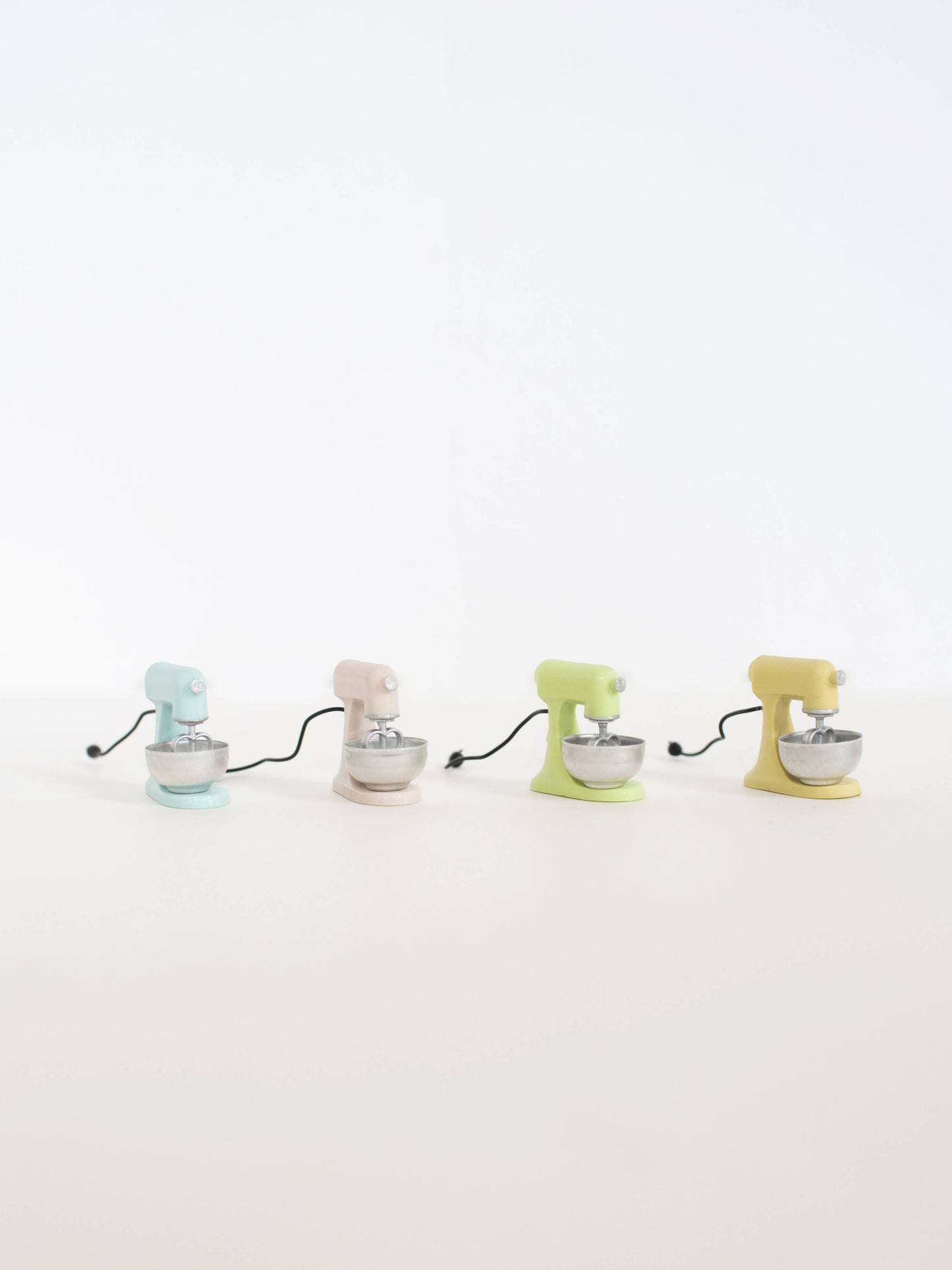 Dollhouse Kitchen Stand Mixer | Pink Yellow Blue Green