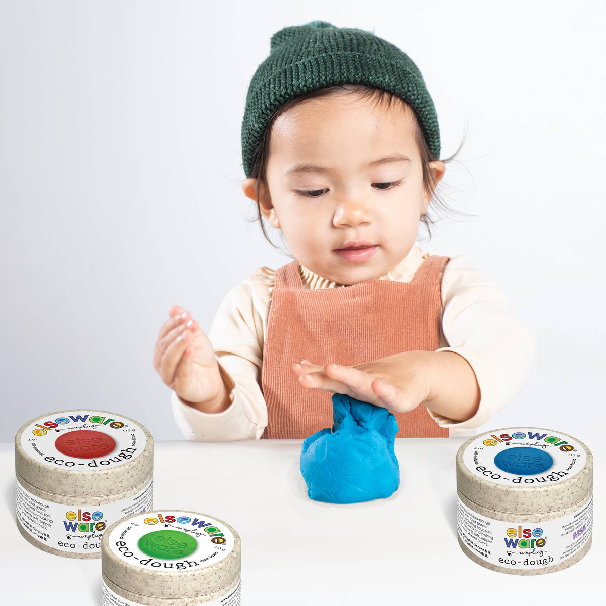 Eco-Dough (4-Pack) – Natural, Non-Toxic Multi-Colors