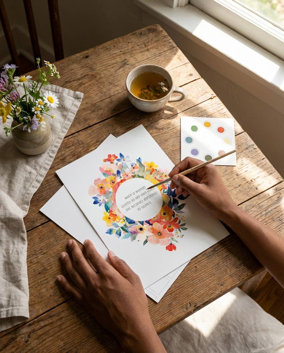 Mothers Day All-in-One Watercolor Paint Set- Her Own Voice