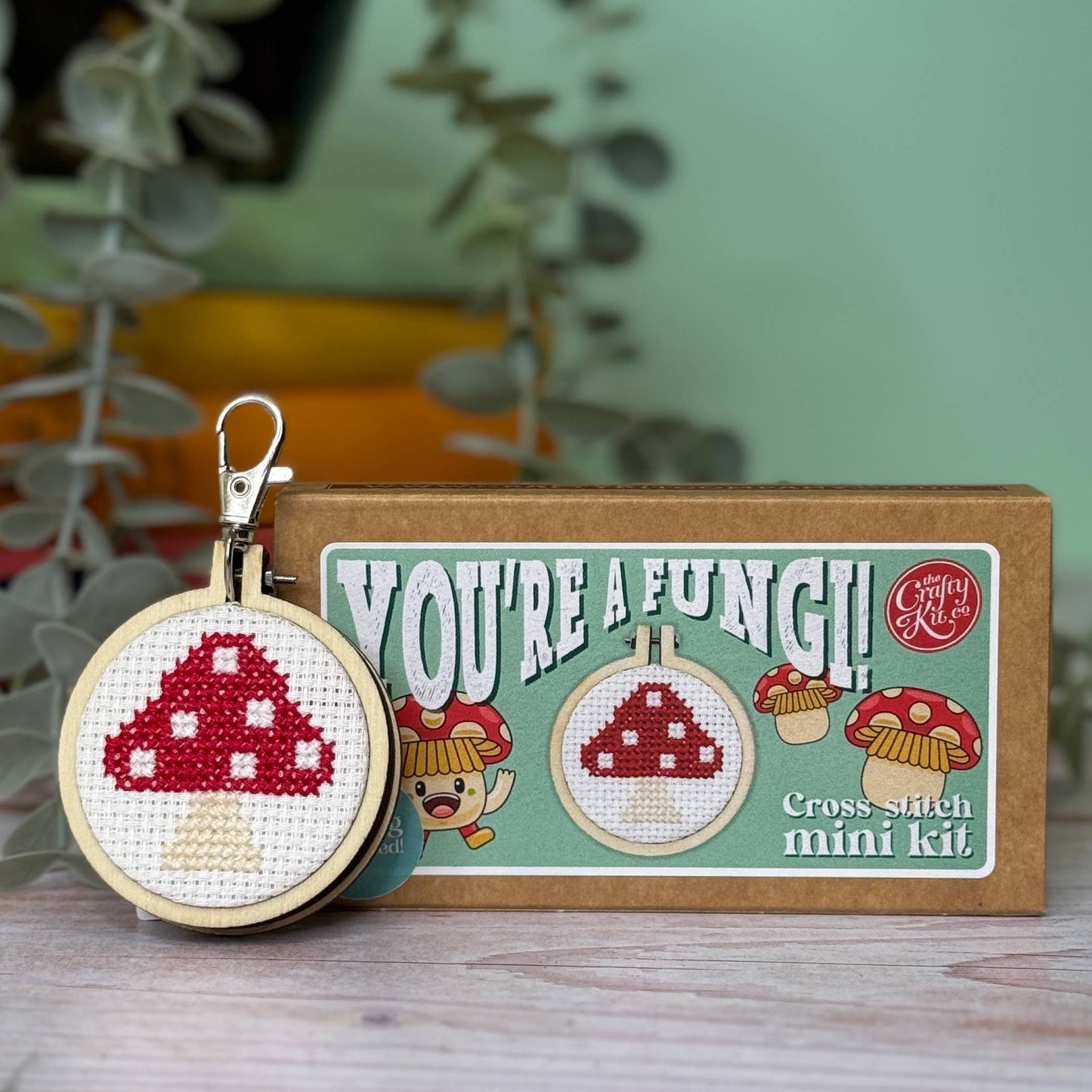 You're a Fungi! Mini Matchbox Cross Stitch Kit