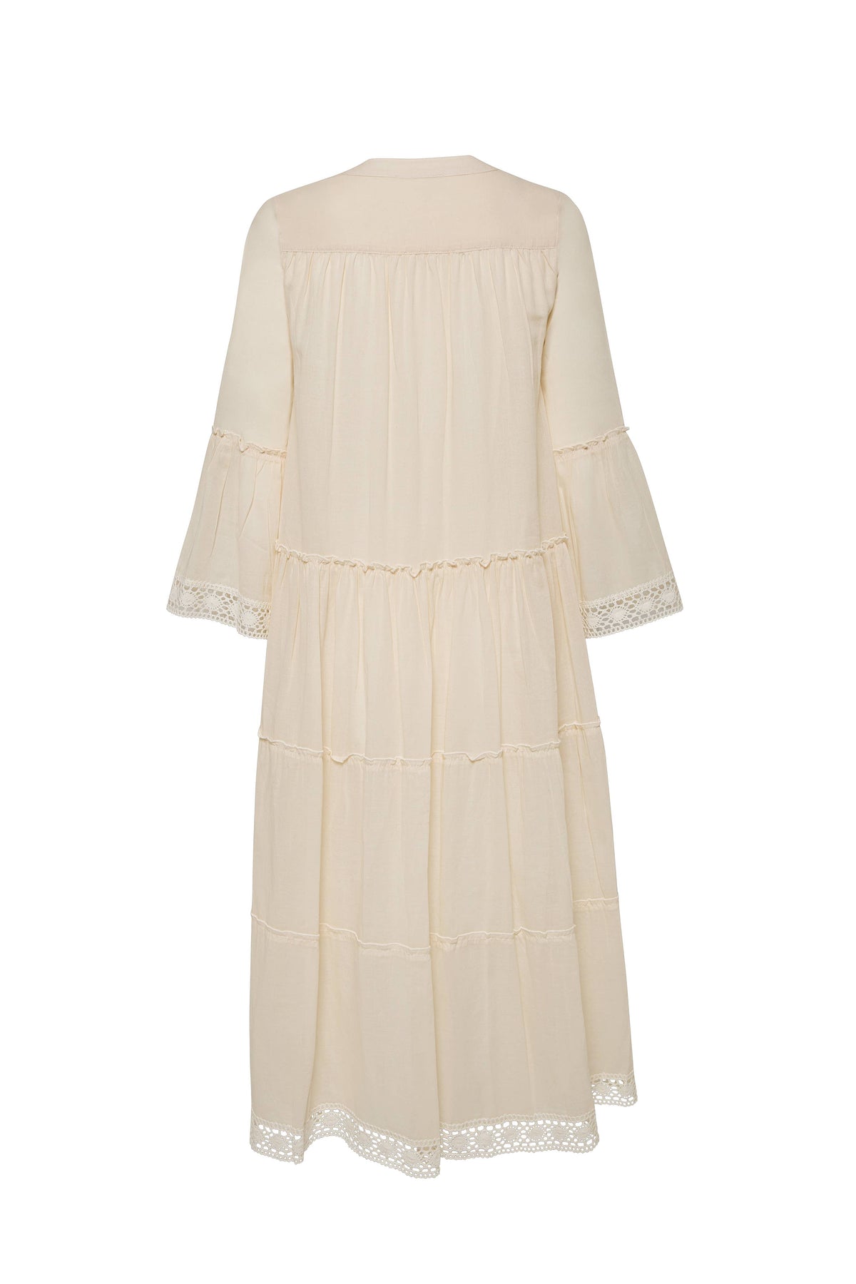 Mika Maxi Dress / Cotton Dress, Bohemian Dress, Cream Dress