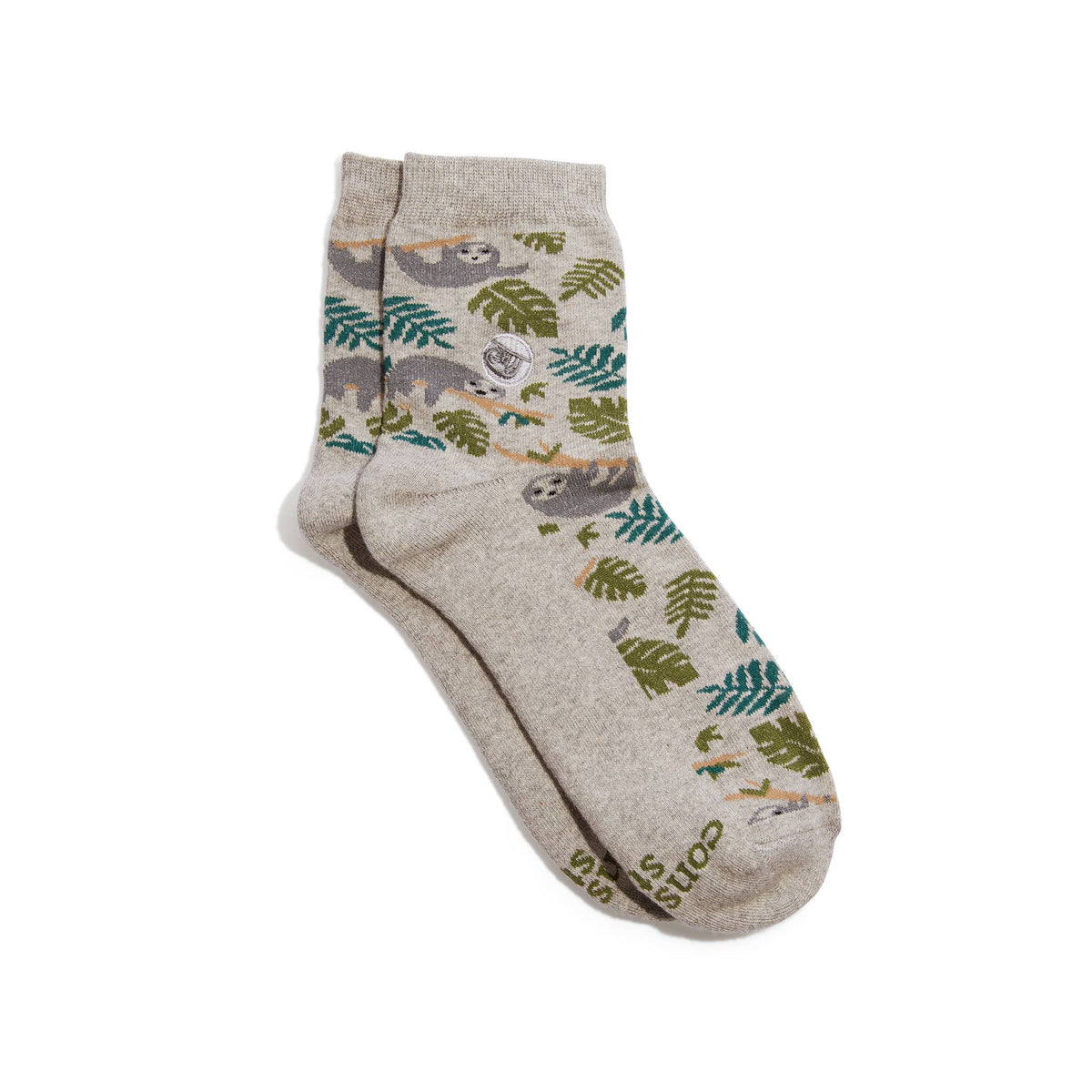 Quarter Socks that Protect Sloths
