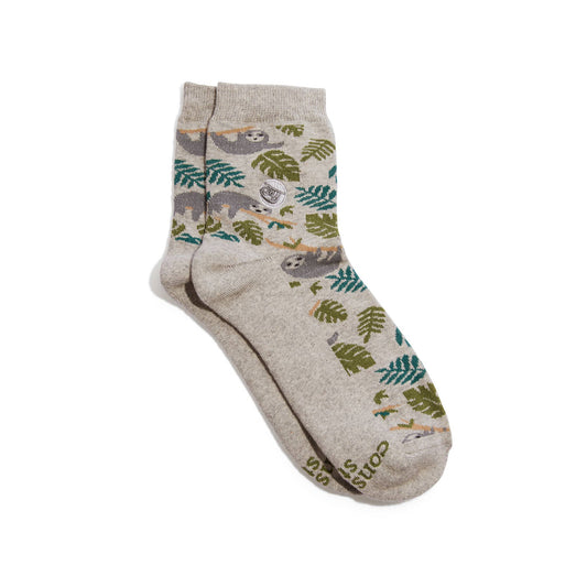 Quarter Socks that Protect Sloths