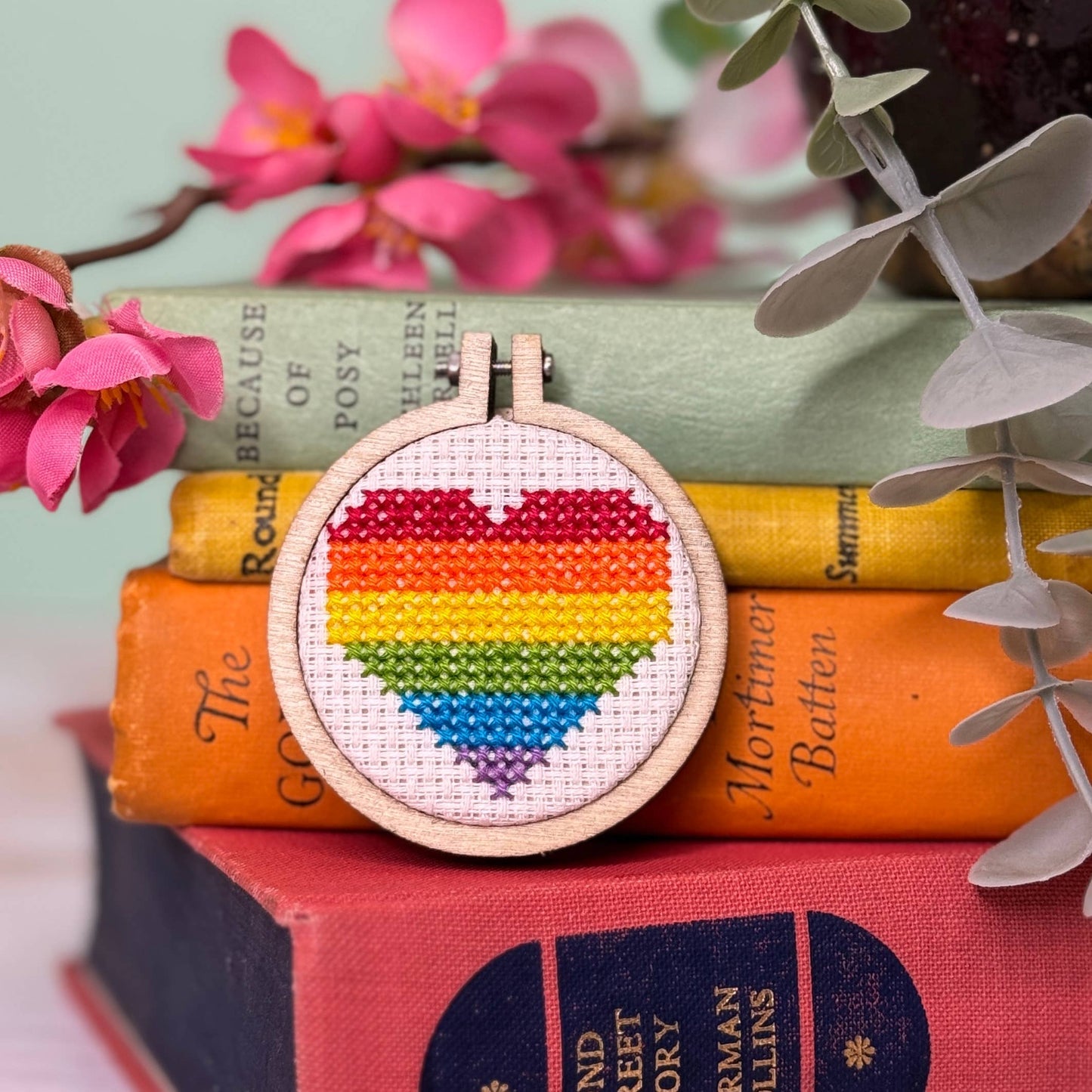 No Labels, Just Love Mini Matchbox Cross Stitch Kit