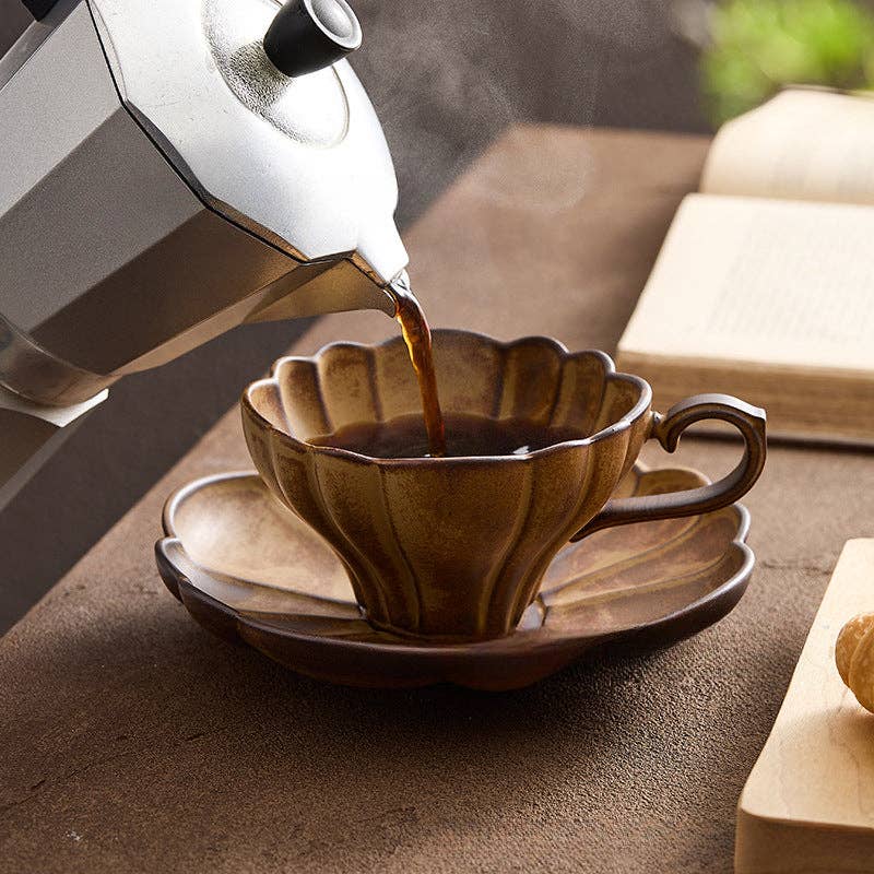 Gohobi  Floral Shaped Coffee Mug