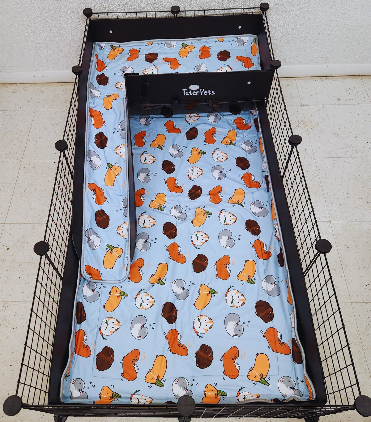 Fleece Cage Liners with Absorbent Layer for Guinea Pigs