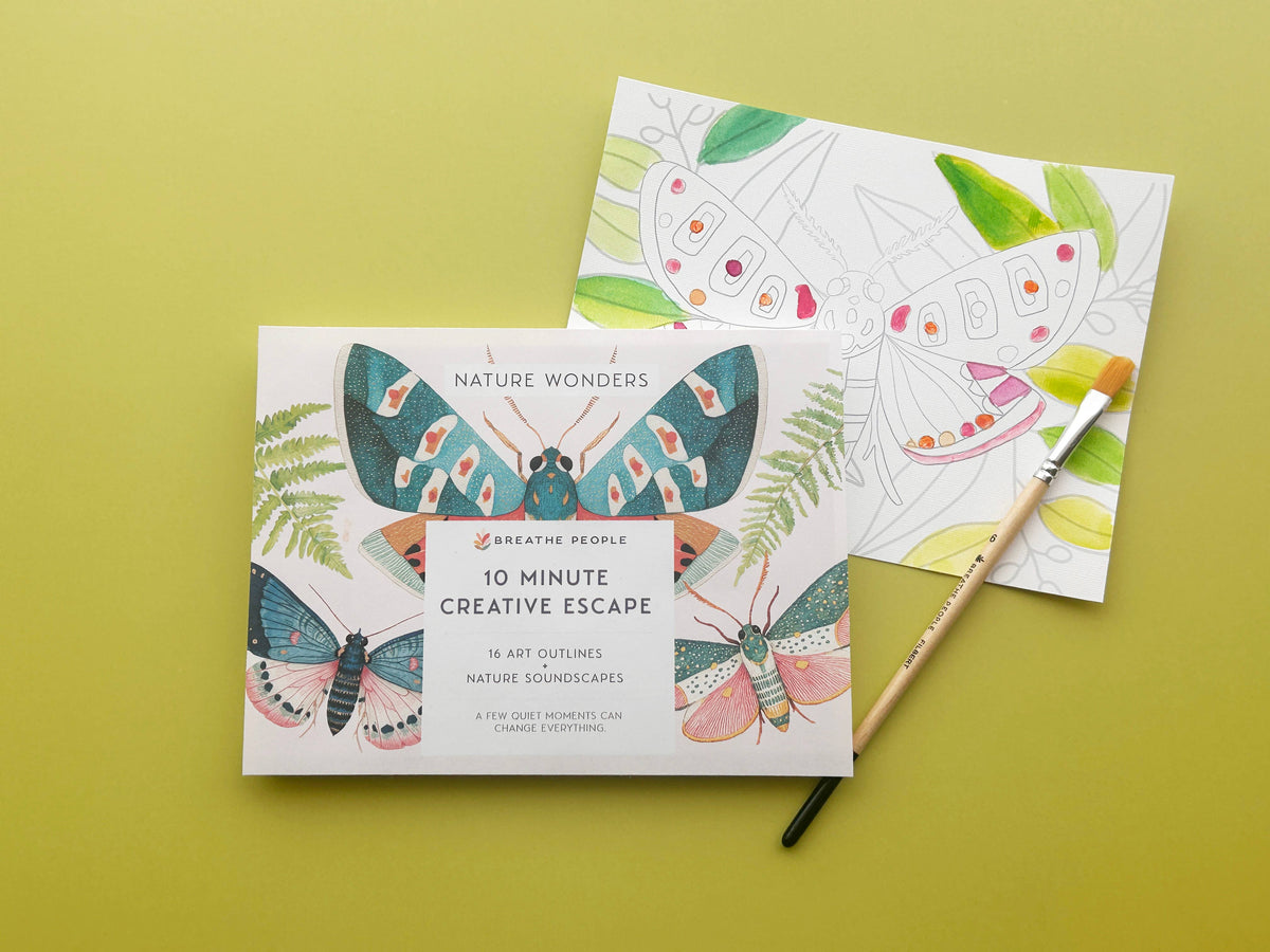 10 Minute Creative Escape Art Book — Nature Wonders