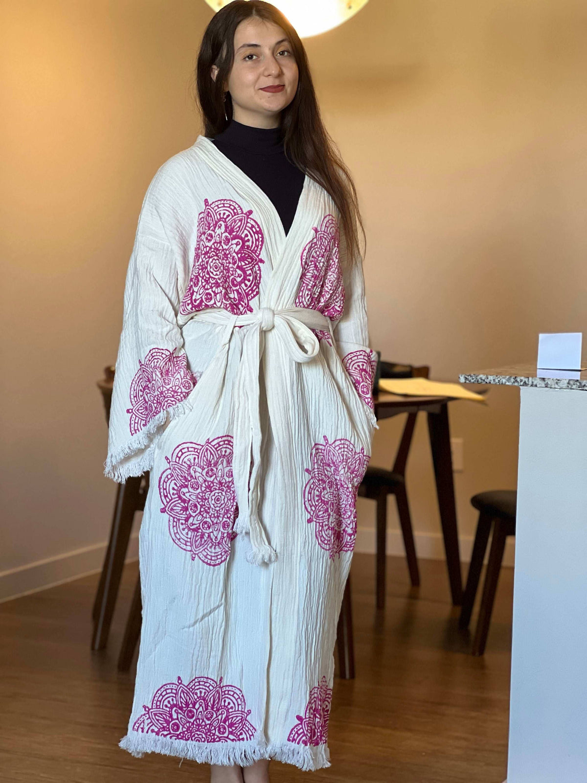 Mandala Kimono Robe