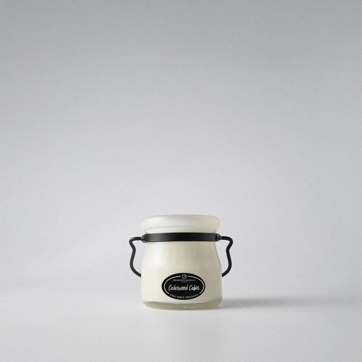 5 oz Cream Jar Candle: Cedarwood Cabin