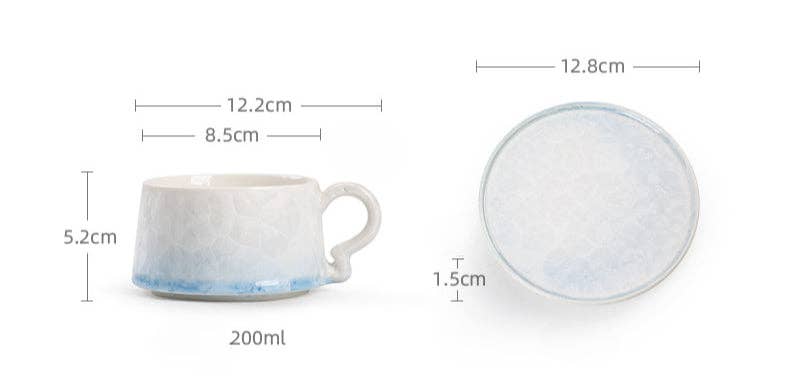 Gohobi Crystal Glazed Coffee Cup Mug
