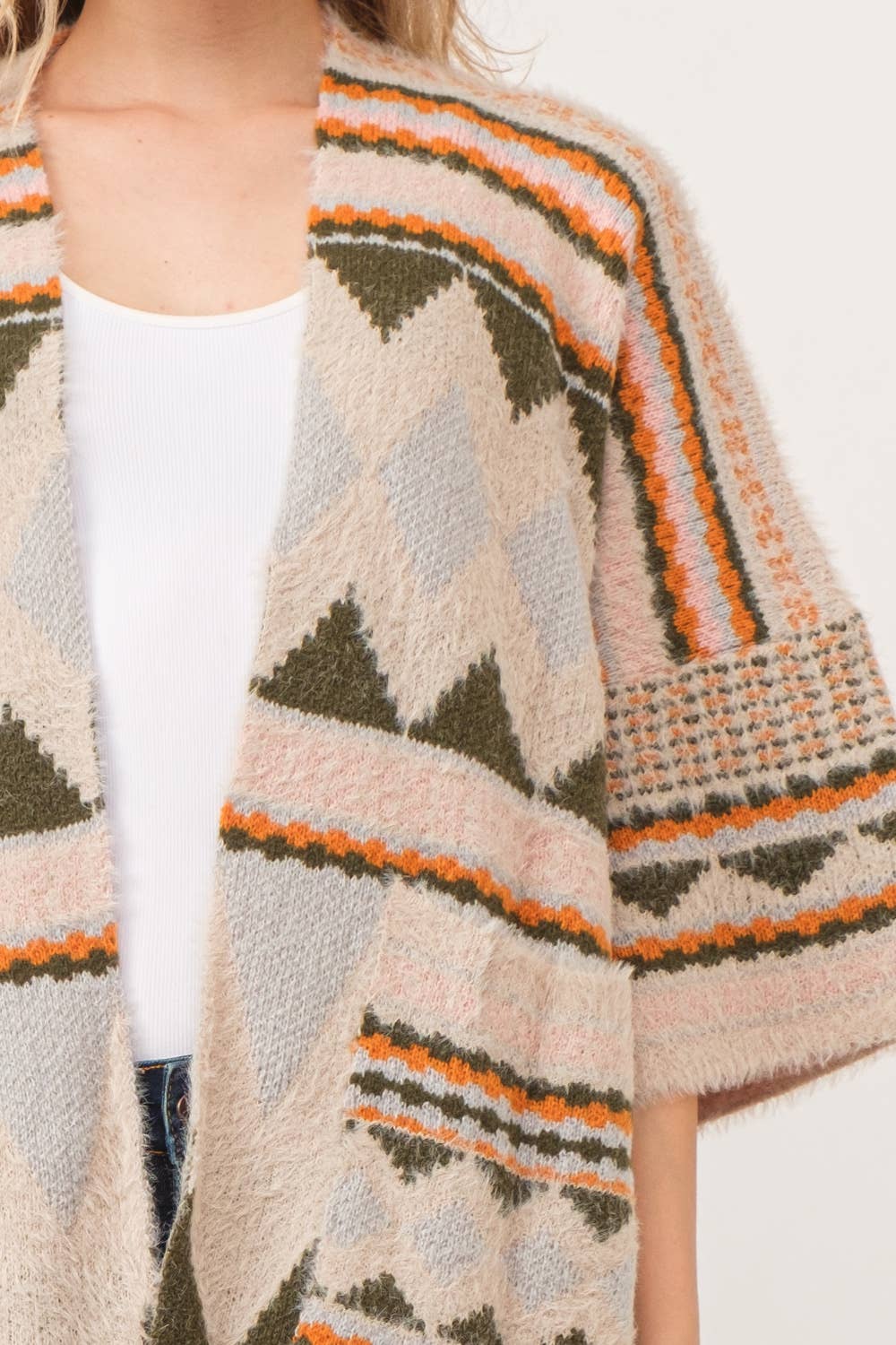 Fuzzy Cardigan