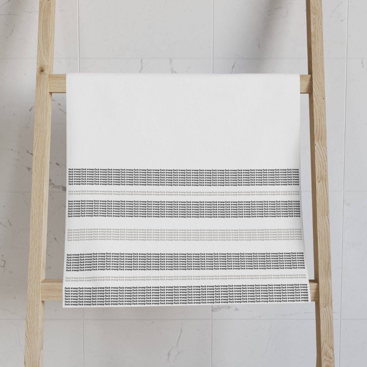 Minimalist Fuck Trump Hand Towel