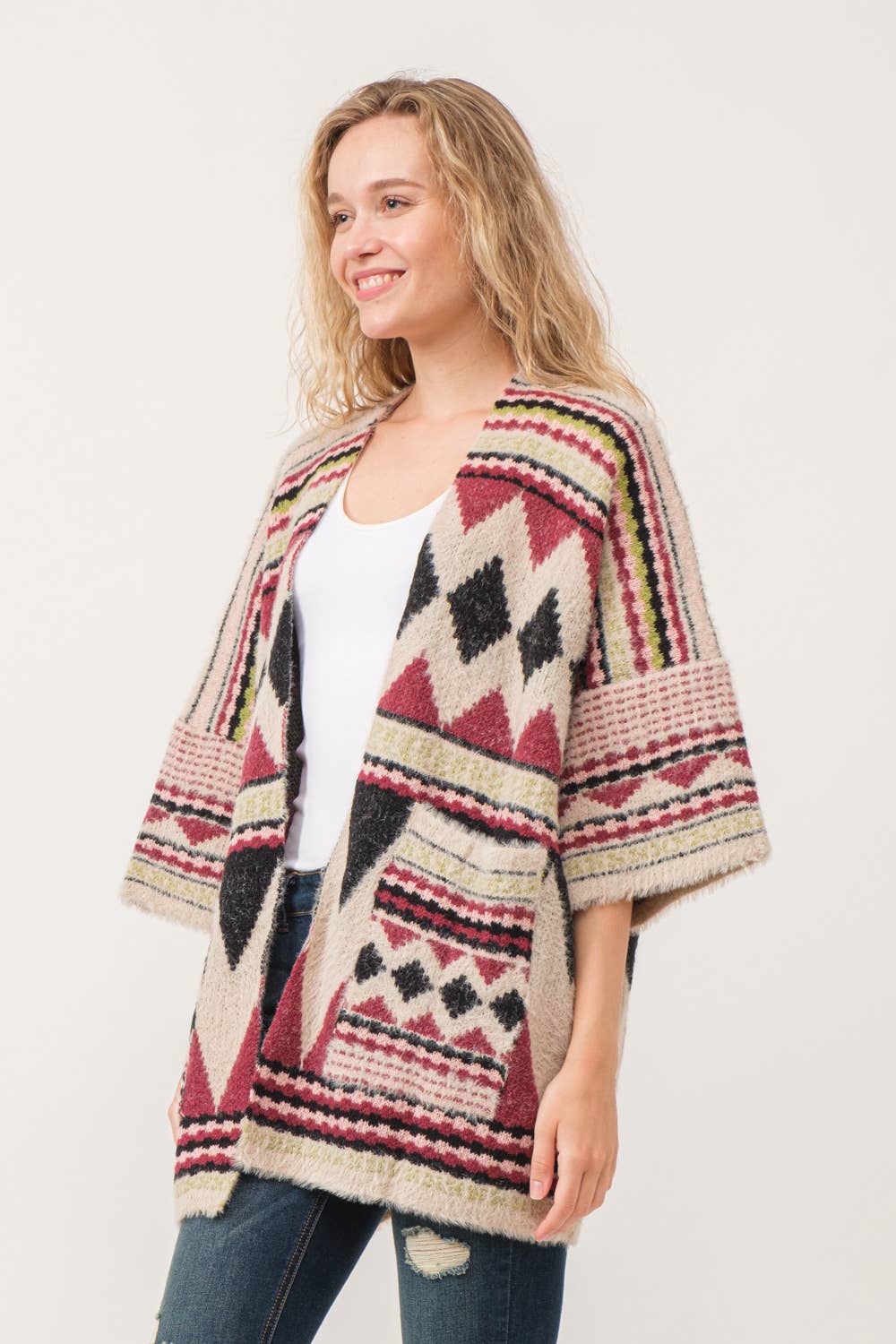 Fuzzy Cardigan