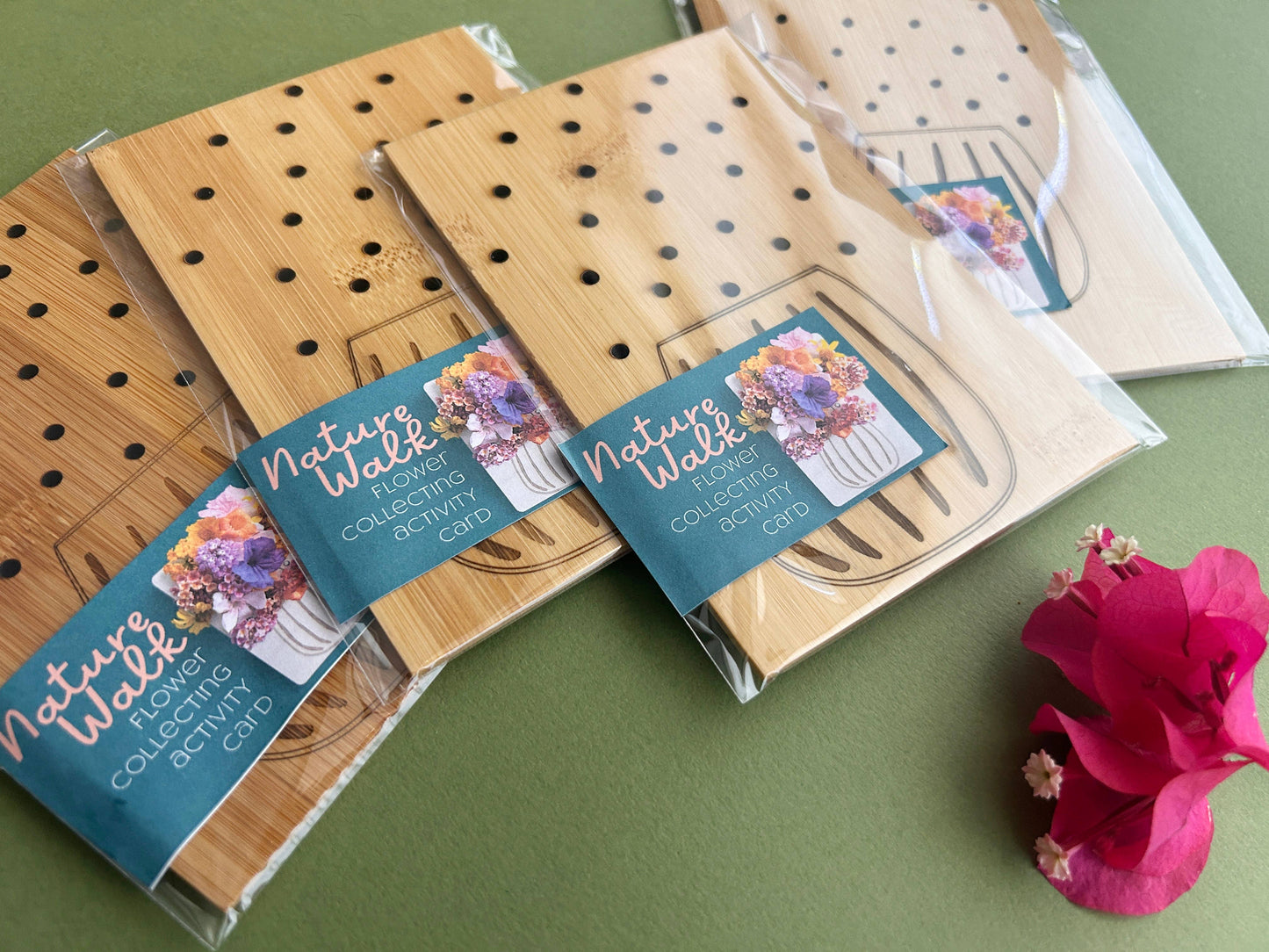 Nature Walk Bouquet- Flower Collecting Gift + Activity Board