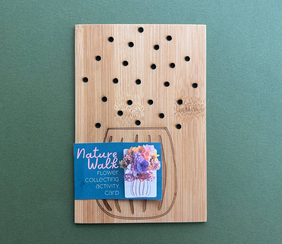 Nature Walk Bouquet- Flower Collecting Gift + Activity Board