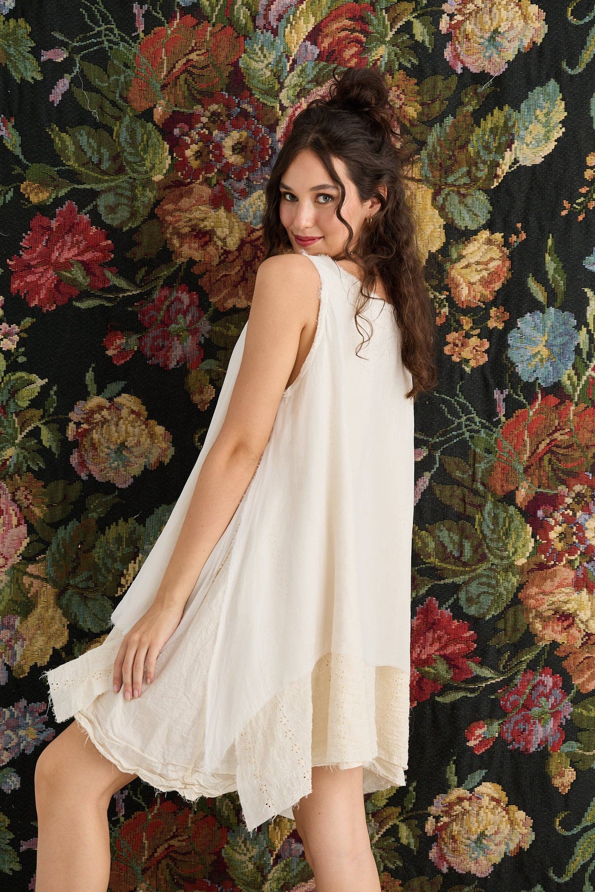 Arabesque Dress. Cream