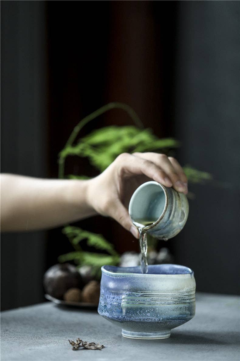 Gohobi  Blue Matcha Bowl