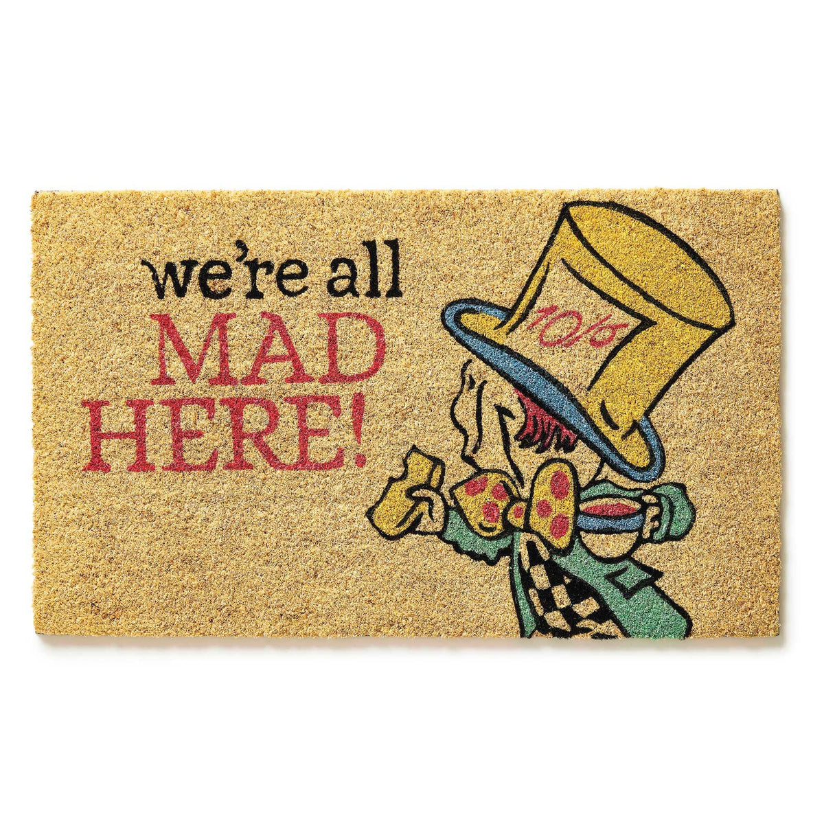 Victoria and Albert Museum Mad Hatter Coir Doormat