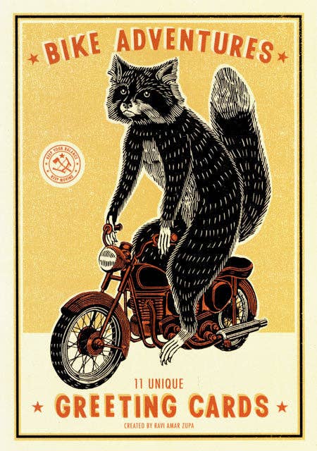Bike Adventures Greeting Card Set