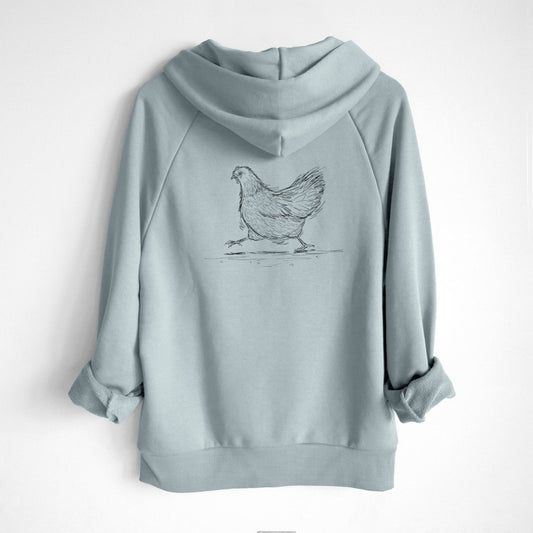 Hurried Hen - Orpington Chicken - UltraLuxe Heavyweight French Terry Hoodie
