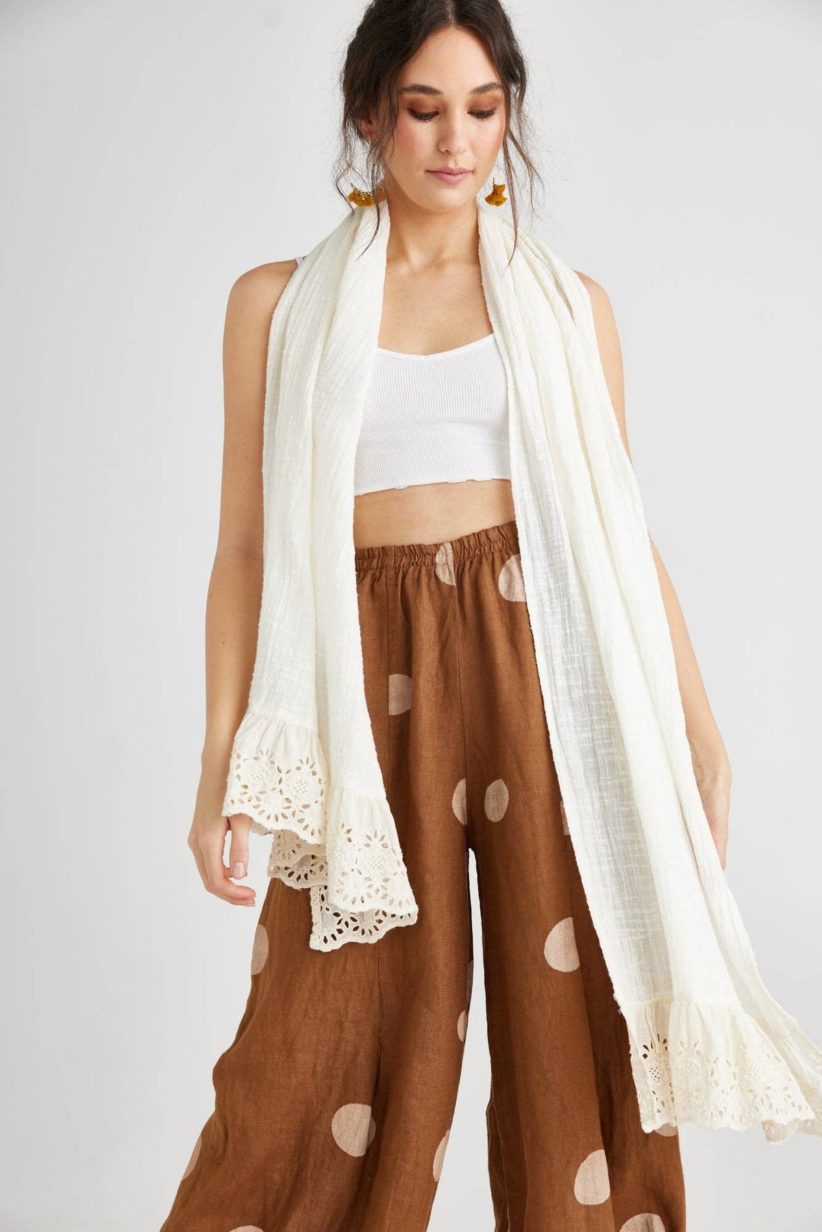 Wren Scarf. Coconut