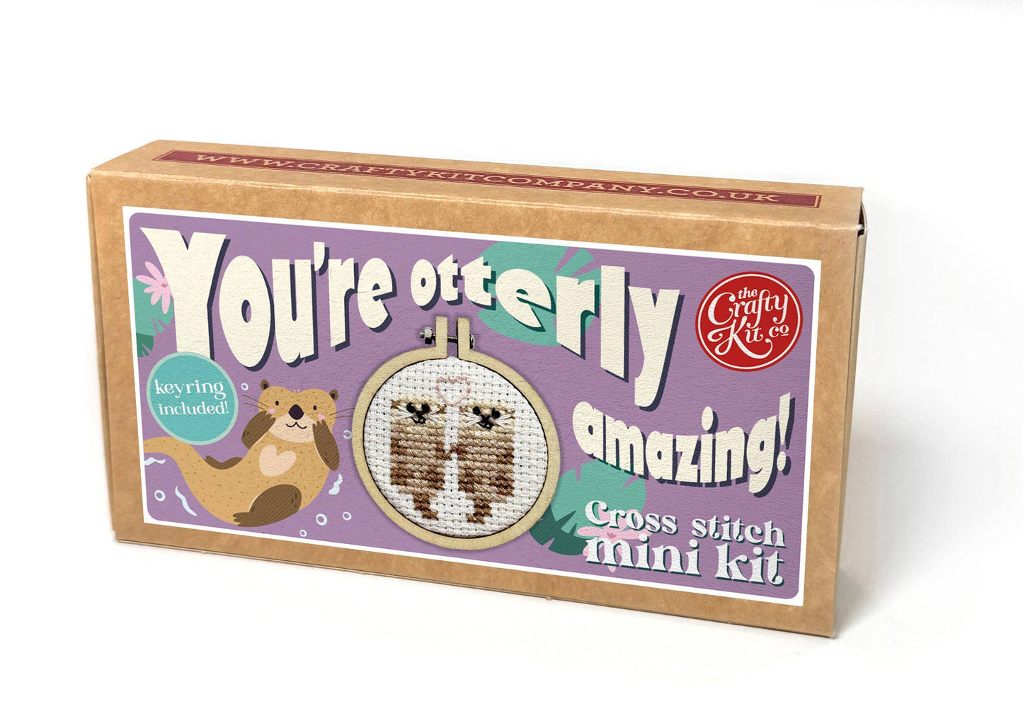 You're Otterly Amazing! Mini Matchbox Cross Stitch Kit