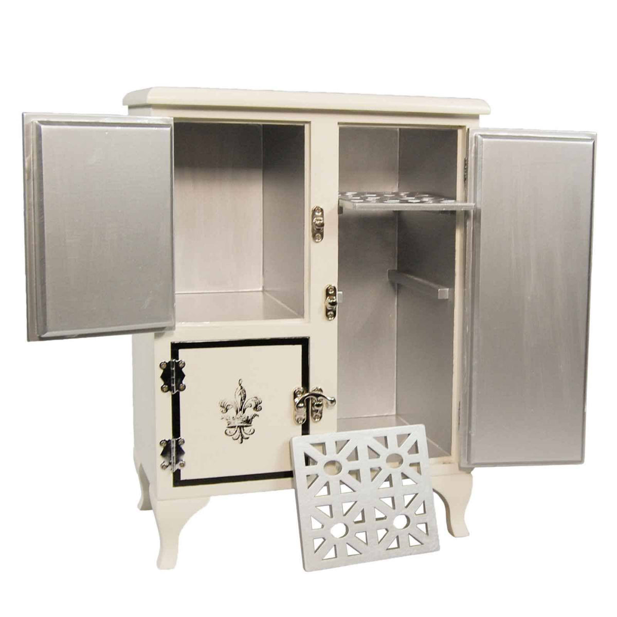 18 In Doll Furniture, Farm Kitchen Icebox Fits American Girl