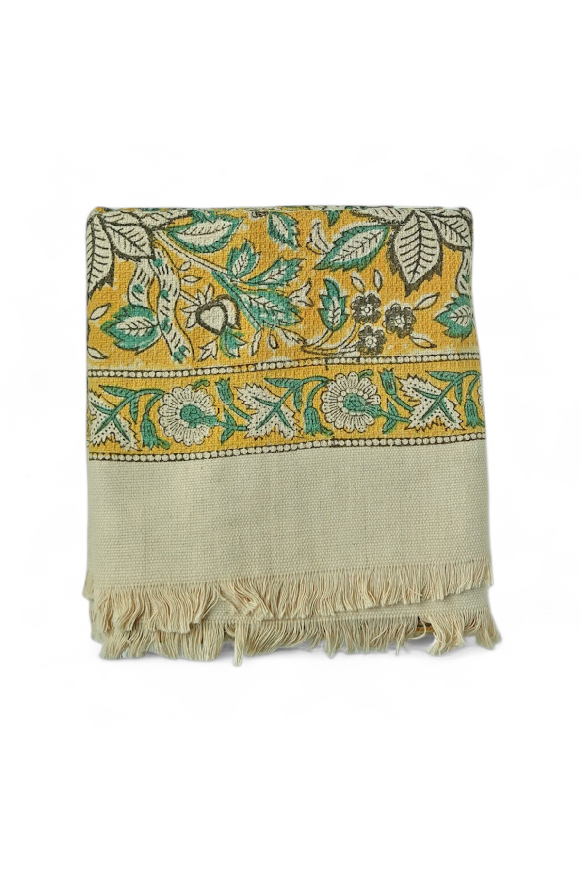 Freyja Block Print Bath Towel